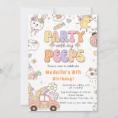 Invitation Fête avec My Peeps Anniversaire (Devant)