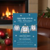 Invitation fête avec nous, soirée pull de Noël laid