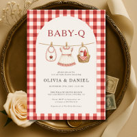 Fête Baby-Q Fille Barbecue de Jardin Baby Shower