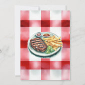 Invitation Fête barbecue Grill and Chill (Dos)