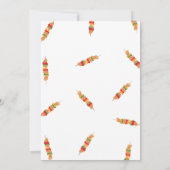 Invitation Fête Barbeque Chill and Grill  (Dos)