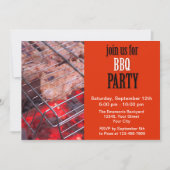 Invitation Fête BBQ (Devant)