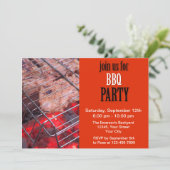 Invitation Fête BBQ (Debout devant)