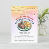 Invitation Fête BBQ (Debout devant)