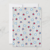 Invitation Fête BBQ américain (Dos)