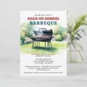 Invitation Fête BBQ de rentrée d'été (Debout devant)