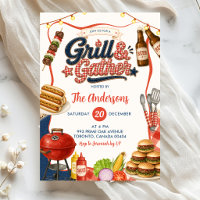 Fête BBQ Grill & Gather Gingham Denim