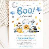 Invitation Fête Bébé Blue A Little Boo
