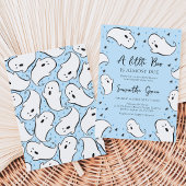 Invitation Fête Bébé Blue A Little Boo