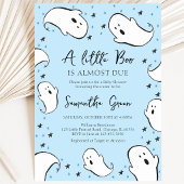 Invitation Fête Bébé Blue A Little Boo