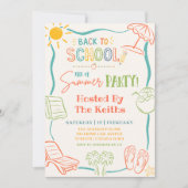 Invitation Fête Bébé Original Bébé à Bord (Devant)