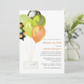 Invitation Fête bébé ou mariage par la poste (Debout devant)