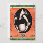 Invitation Fête bébé Pastèque De quelque manière que vous la  (Dos)
