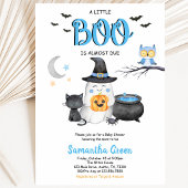 Invitation Fête Bébé Un Petit Boo Bleu