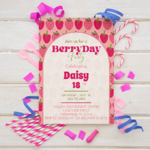 Invitation Fête BerryDay - anniversaire