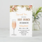 Invitation Fête bohème de dégustation et de brunch (Debout devant)