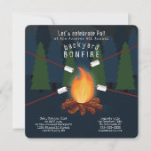 Invitation Fête Bonfire (Devant)