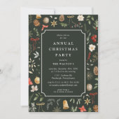 Invitation Fête Botanique d'Hiver de Noël (Devant)