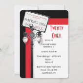 Invitation fête britannique tartan anniversaire do-it-yoursel (Dos)