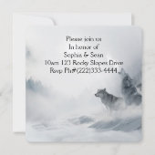 Invitation Fête Brouillard Loup Destin Destin'S (Devant)