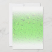 Invitation Fête canine à la piscine avec photo personnalisée  (Dos)