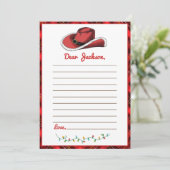 Invitation Fête Casquette de Noël de l'Ouest (Debout devant)