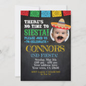 Invitation Fête, Cinco de mayo Anniversaire avec photo (Devant)