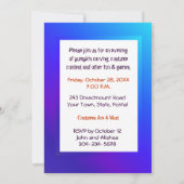 Invitation Fête Citrouille de la caravane Ghosts & Friends (Dos)