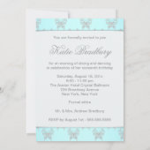 Invitation Fête Classique Papillons Sarcelles pour les Seize  (Dos)