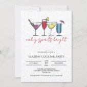 Invitation Fête Cocktail de Fêtes de Fête (Devant)