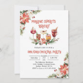 Invitation Fête Cocktail de Fêtes de Fête (Devant)