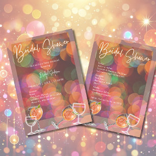 Invitation Fête & Cocktail fin de semaine de la douche de nag