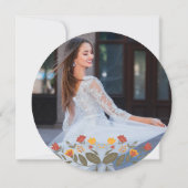 Invitation Fête colorée 15e anniversaire Merci photo (Dos)