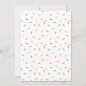Invitation Fête Colorée pour Bébé Fiesta (Dos)