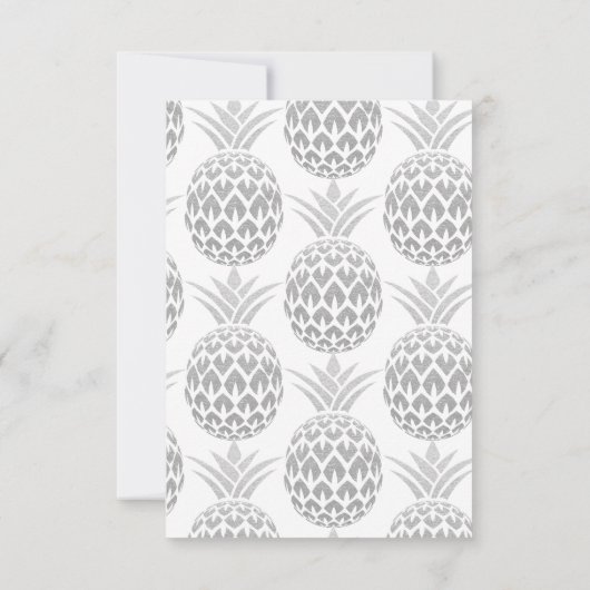 Invitation Fête comme un ananas N'importe quel âge Anniversai (Dos)