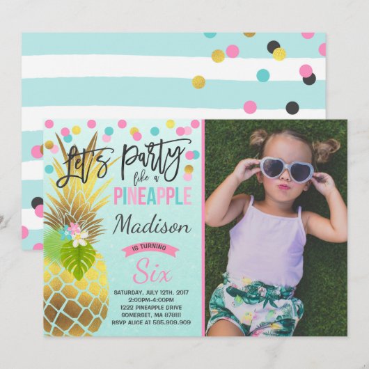 Invitation Fête Comme Un Anniversaire D'Anniversaire D'Annive (Devant / Derrière)