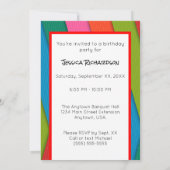 Invitation Fête Comme Un Gorille Animale Avec Anniversaire Ca (Dos)