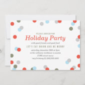 Invitation Fête Confetti (Devant)