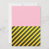 Invitation Fête conjointe de construction de crème glacée (Dos)