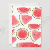 Invitation Fête cool de Watermelon (Dos)