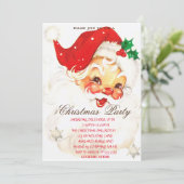 Invitation Fête corporative Noël du Père Noël (Debout devant)