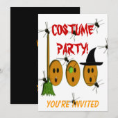 Invitation Fête Costumée (Devant / Derrière)