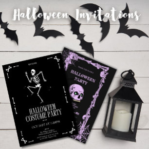 Invitation fête costumée halloween Enfants Moderne