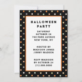 Invitation Fête créative d'Halloween (Dos)
