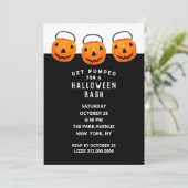 Invitation Fête créative d'Halloween (Debout devant)