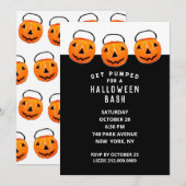 Invitation Fête créative d'Halloween (Devant / Derrière)