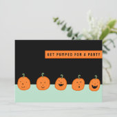 Invitation Fête créative d'Halloween (Debout devant)