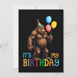 Invitation Fête d’anniversaire de Bigfoot - C’est mon anniver
