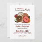 Invitation Fête d'adieu de Funny Donuts (Devant)