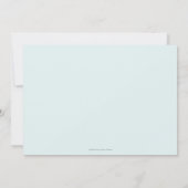 Invitation Fête d'adieu de la chanceuse qui fait du vélo (Dos)